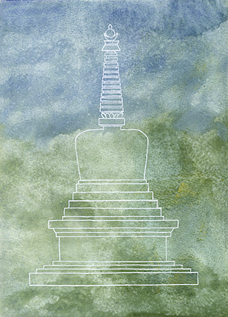 draw_impermanence_012_stupa_study